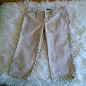 Abercrombie and Fitch, 100% cotton, gaucho pants